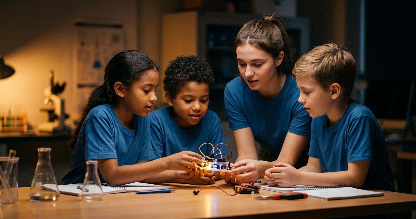 Innovación en extraescolares de ciencias para primaria en Madrid